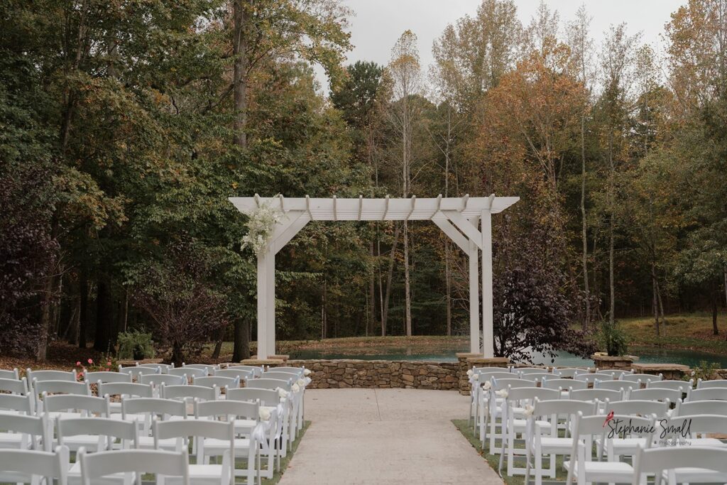 Covington Gardens wedding ceremony in North Carolina