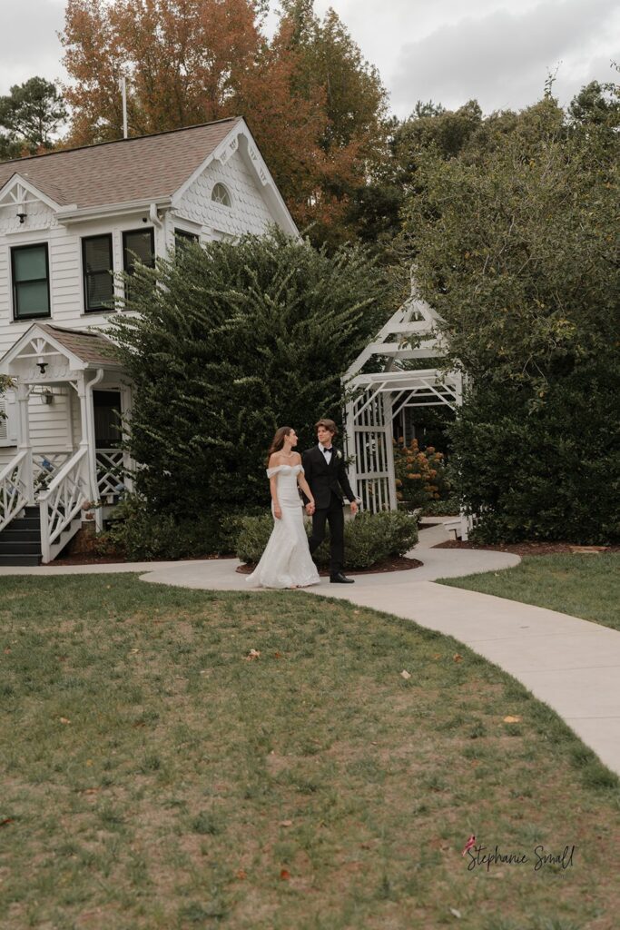Covington Gardens wedding ceremony in North Carolina