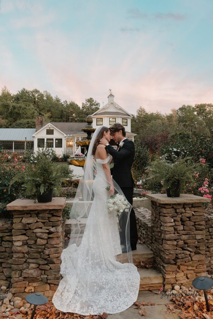 Covington Gardens wedding ceremony in North Carolina
