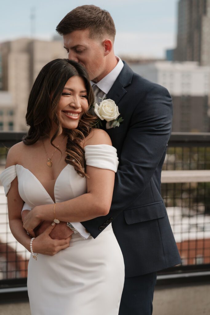 emotional wedding moment captured with natural documentary wedding photography