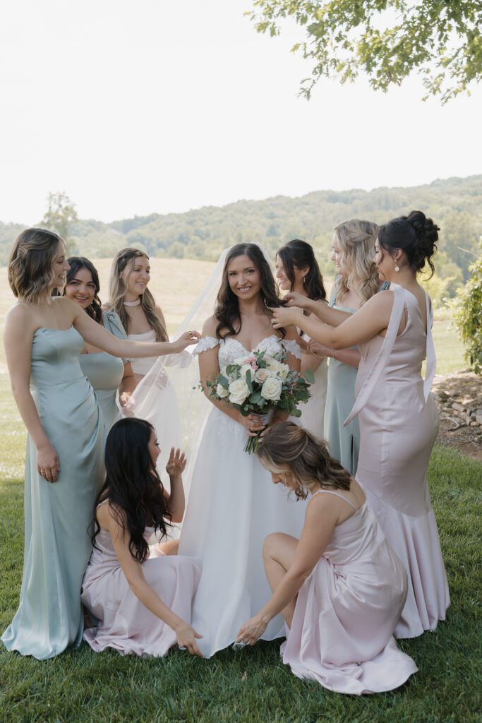 Outdoor NC mountain wedding