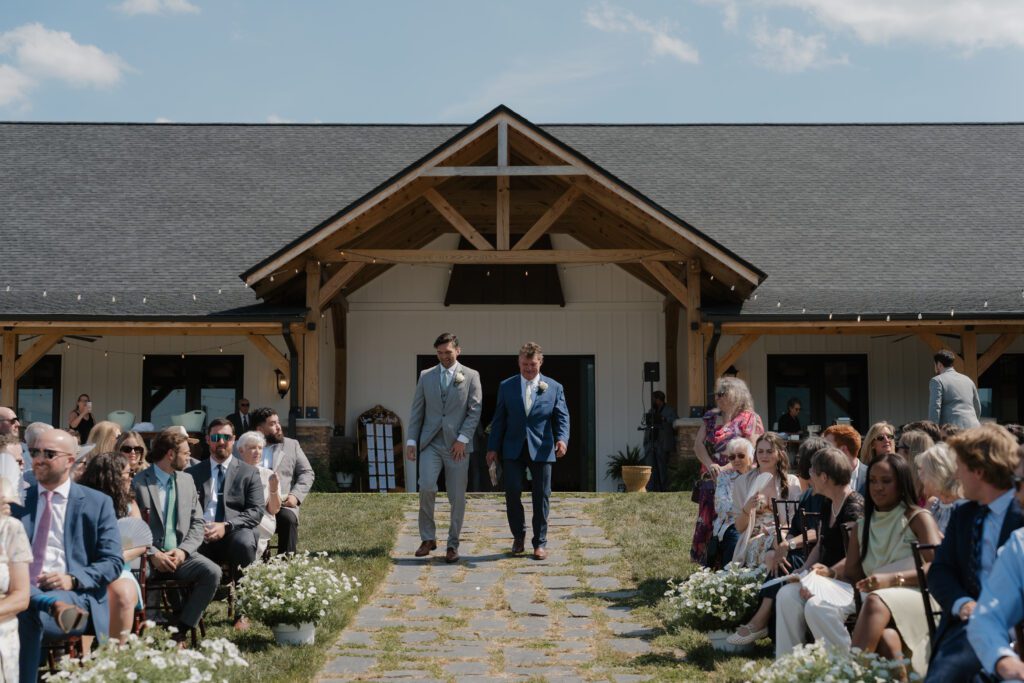 Outdoor NC mountain wedding